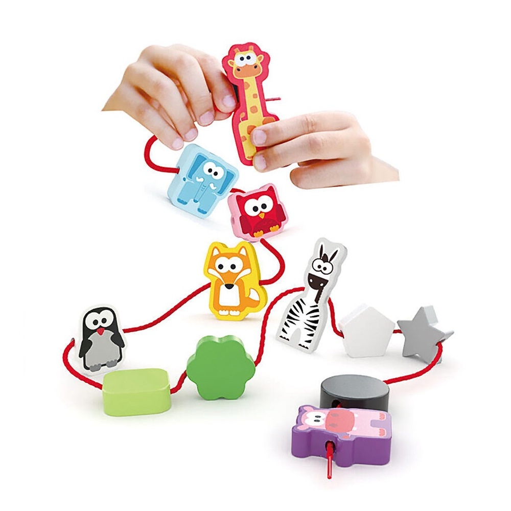 Animal Bead Stringing Toy Set